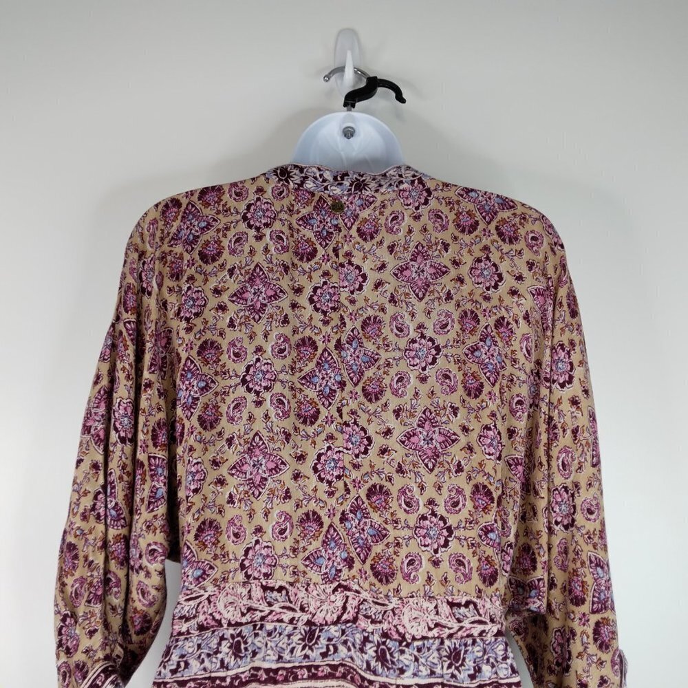 Billabong Paisley Floral Printed Tunic Dress Size M - Picture 8 of 12